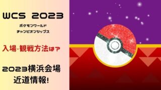 WCSポケモンの入場・観戦方法は？2023横浜会場の近道情報も！