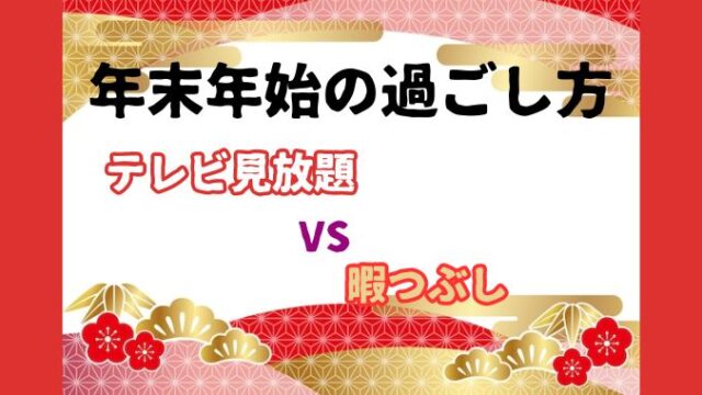 年末年始をテレビで暇つぶしは贅沢な過ごし方?特番情報2023-2024